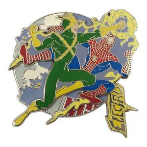 Universal Studios 2008 Spider-Man VS Electro Limited Edition 500 3-D Pin Pinback